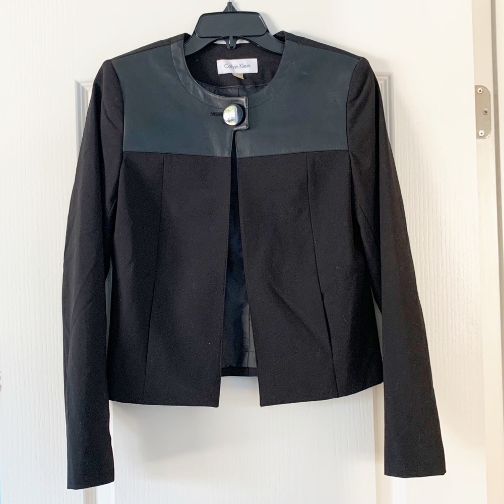 Calvin Klein black jacket size 4